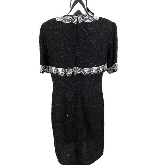 NWT Brilliante by J.A. Vintage Beaded Sequin Dress - Picture 8 of 12